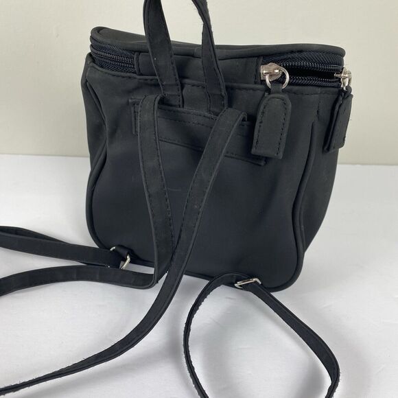 2/$30 VTG Y2K 90’s Butterfly Mini Backpack Purse Black Bag Festival Concert Rave - Picture 3 of 9